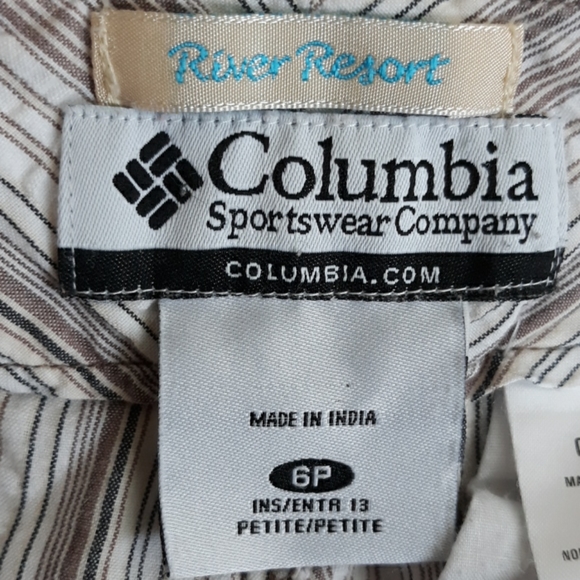 Ladies Columbia Hiking Shorts sz. 6P - Picture 3 of 6